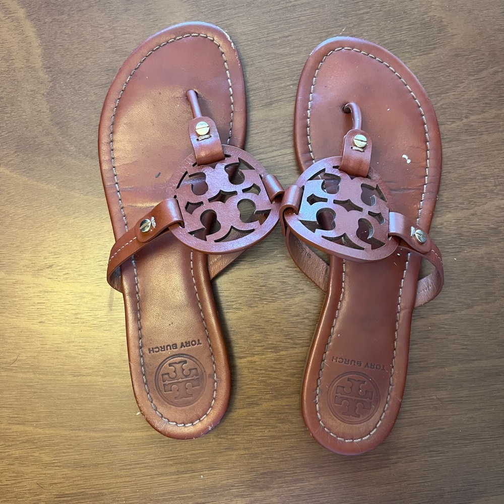 Tory burch miller sandals. Size 8